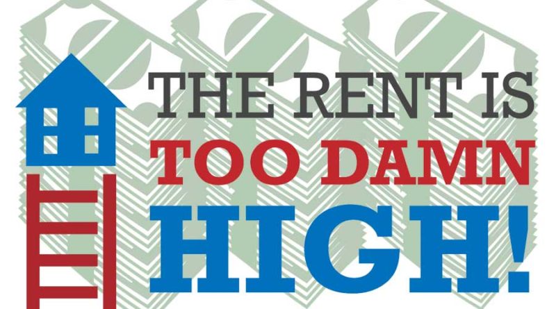 Rent is too damned high graphic